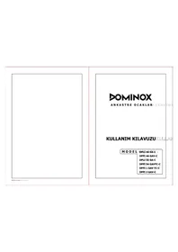 Kullanım kılavuzu Dominox DPFI 2 GAV C Ocak