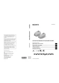 DCR-SX20EK SONY