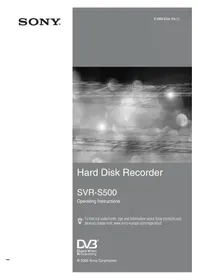 SVR-S500 SONY