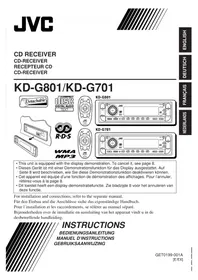 JVC KD-G801 - Autoradio