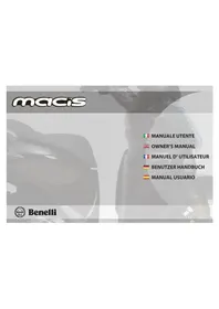 Bedienungsanleitung BENELLI MACIS Scooter
