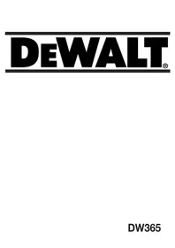 DEWALT DW365 - Säge