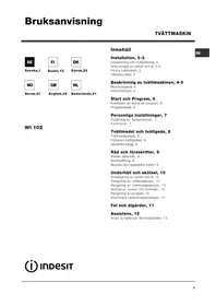 INDESIT WI 102 - Pyykinpesukone