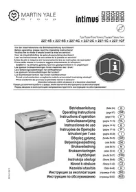 Intimus 120 CC4 - устройство за унищожаване на документи