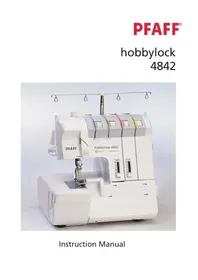 Notice PFAFF HOBBYLOCK 4842 Machine à coudre