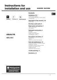HOTPOINT Aqualtis AQ7L 49 U - Wasmachine