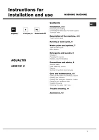Aqualtis AQ9D 691 U HOTPOINT