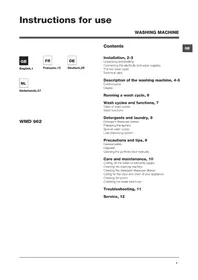 Maxi WMD 962BX HOTPOINT