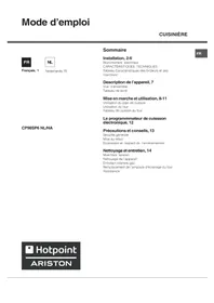 HOTPOINT CP98SP6 NL/HA - Forn