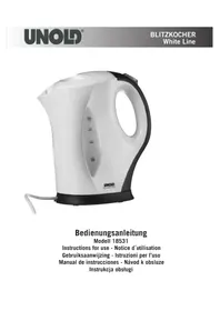 UNOLD 18531 Blitzkocher White Line - Wasserkocher