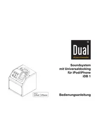 Bedienungsanleitung DUAL IDB 1 Dockingstation