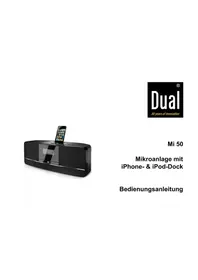 Bedienungsanleitung DUAL MI 50 Dockingstation