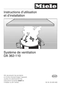 DA362-110 SYSTEME DE VENTILATION MIELE