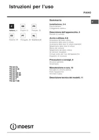 INDESIT TK 64 CL - Piano cottura
