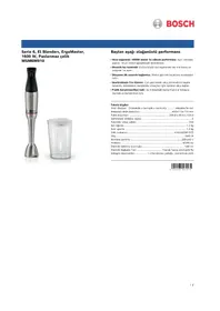 BOSCH ErgoMaster Serie 6 MSM6M910 - Blender
