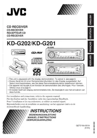 Bedienungsanleitung JVC KD-G201 Autoradio