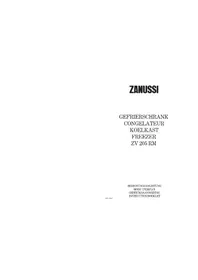 ZANUSSI ZV 205 RM - Gefrierschrank