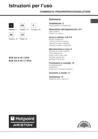 HOTPOINT BCB 333 A VE I C/HA - Kombinovaná lednice