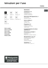 HOTPOINT FB 21 A.2 IX/HA - Einbaubackofen