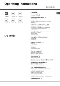 LFD 11P123 X DE/SK HOTPOINT