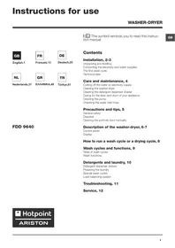 HOTPOINT FDD 9640B EU - πλυντήριο πιάτων