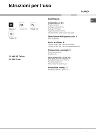 HOTPOINT PL 640S P - Ocak
