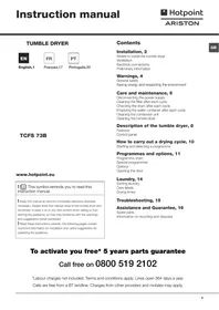 HOTPOINT TCS 73B GP - Tumble dryer
