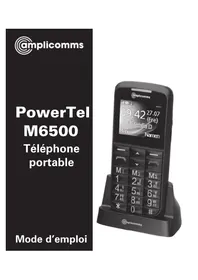 Notice Amplicomms POWERTEL M6500 Smartphone