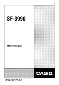 CASIO SF-3990 - Agenda numérique