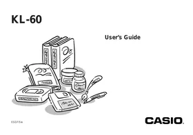 CASIO KL-60 - Étiqueteuse