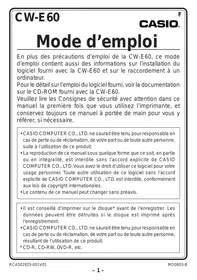 CW-E60 CASIO