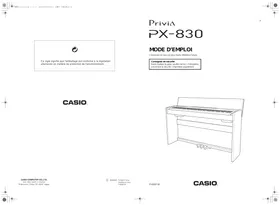 CASIO PRIVIA PX 830 - Piano numérique