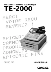 CASIO TE-2000 - Terminal de point de vente (TPV)