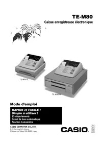 CASIO TE-M80 - Caisse enregistreuse