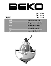 BEKO CSA34020 - Hűtő-fagyasztó