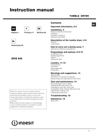 INDESIT IDCE 845 b eu - Wasdroger