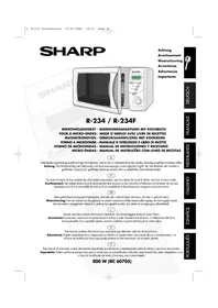 SHARP R-234W - Forno micro-ondas