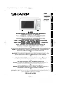 SHARP R879WHIN - Forno micro-ondas