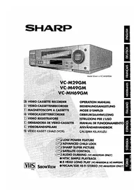 SHARP VC-M49 - Magnétoscope