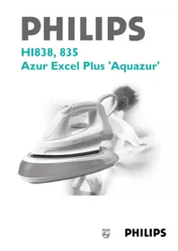 PHILIPS Aquazur HI835 - Strygejern