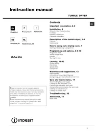 INDESIT IDCA 835 b - Asciugatrice