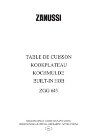 ZANUSSI ZGG 643 ITNC - Cuisinière