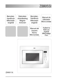 Kullanım kılavuzu ZANUSSI ZNM11X S S Mikrodalga fırın