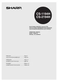 SHARP CS-2194H - Calculator