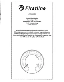 FIRSTLINE PESE PERSONNE FWBF2001 - Pèse-personne