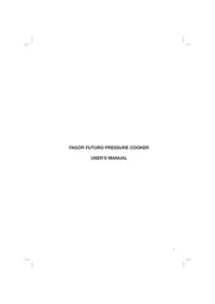 FUTURO PRESSURE COOKER FAGOR