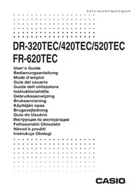 CASIO DR-520TEC - Calculatrice