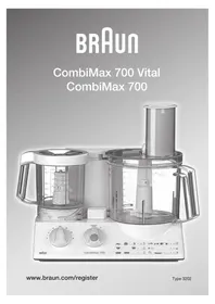 BRAUN CombiMax 700 Vital - Robot de cozinha