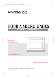 DAEWOO KOM-9F2CT - Four à micro-ondes