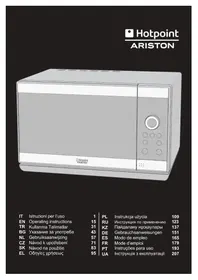 Нұсқаулық Hotpoint Ariston MWHA 2322 X микротолқынды пеш
